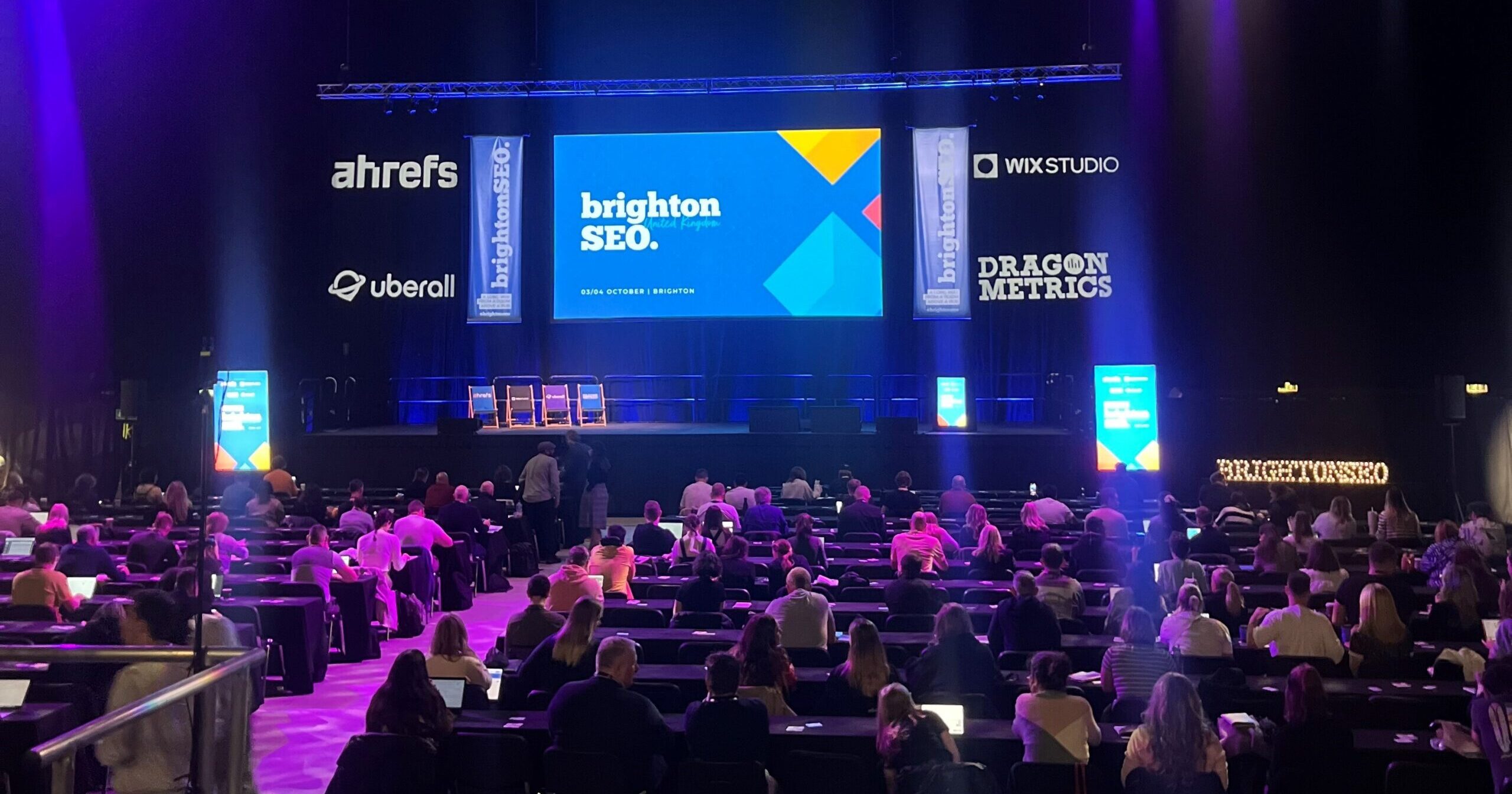 The main stage at Brighton SEO