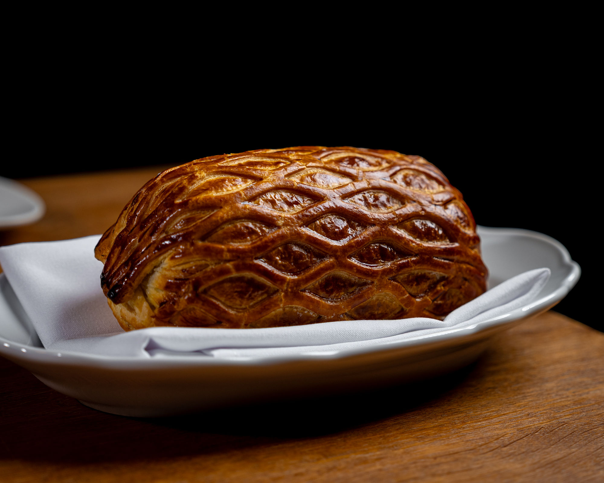 beef wellington on a plate